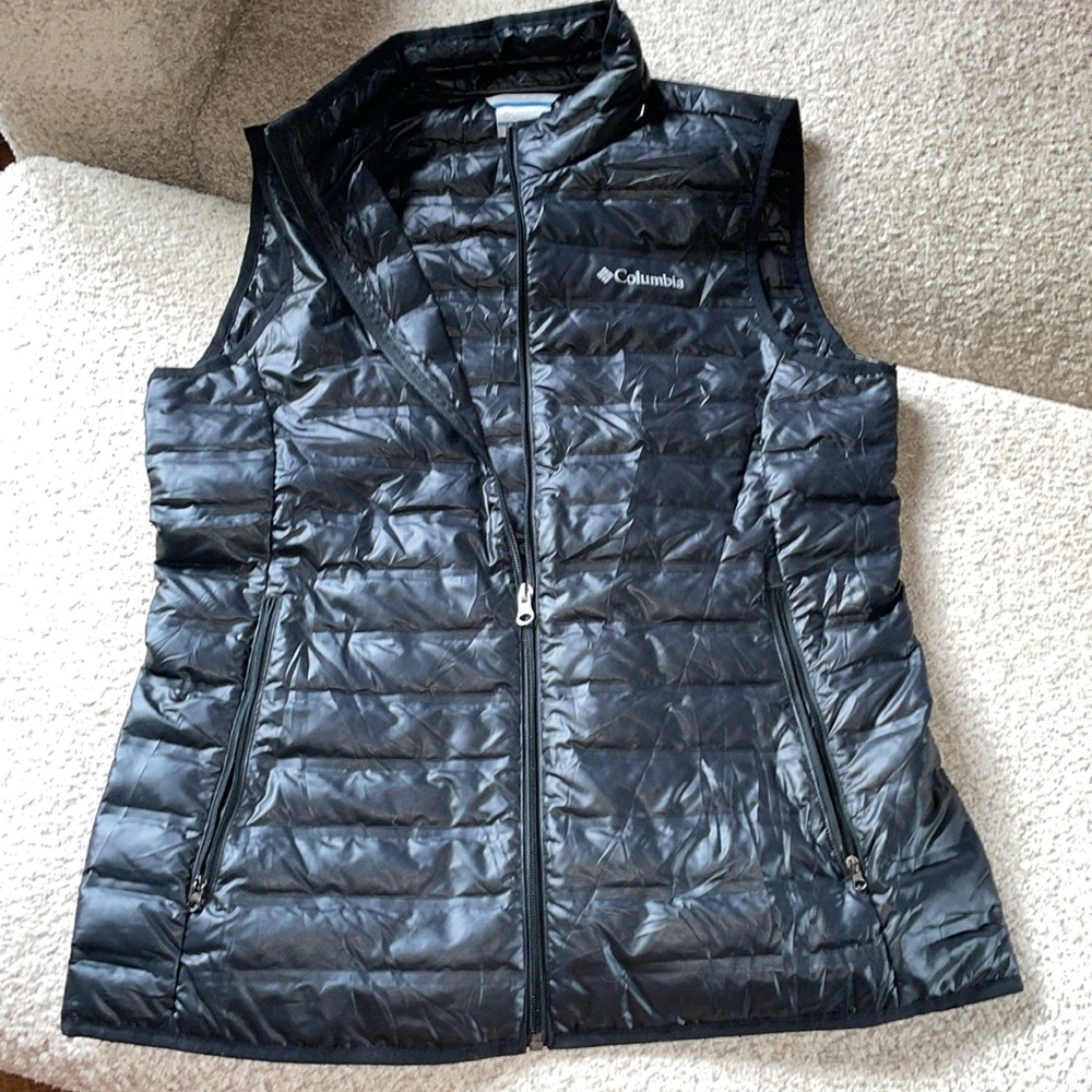 Columbia Black Quilted Vest